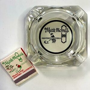 The Mark Thomas Inn - Monterey, California Souvenir Matchbook & Ashtray Set